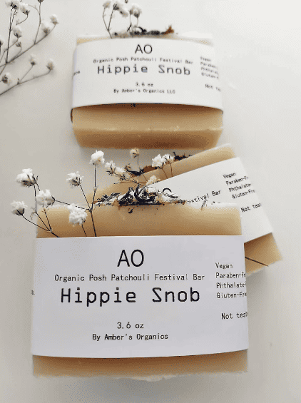 hemp bar soap Amber's organics