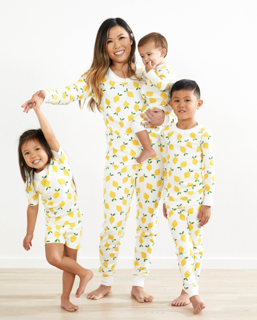 best matching organic cotton pajamas for kids from hanna andersson