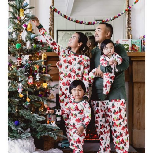 matching family pajamas for christmas burts bees