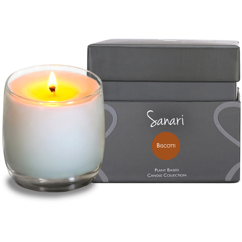 organic candle from sanari