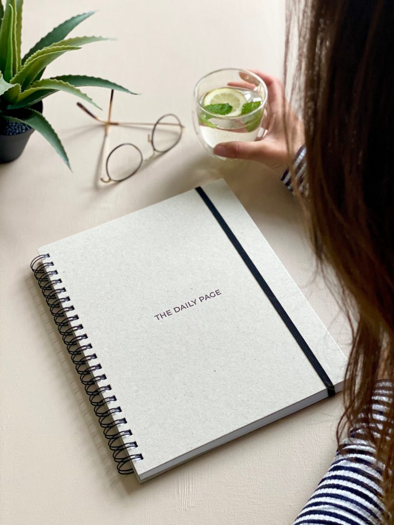 eco friendly planner from the daily page