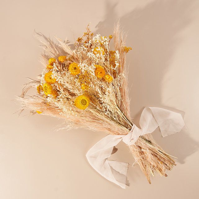 sustainable dried flower bouquet from bouqs