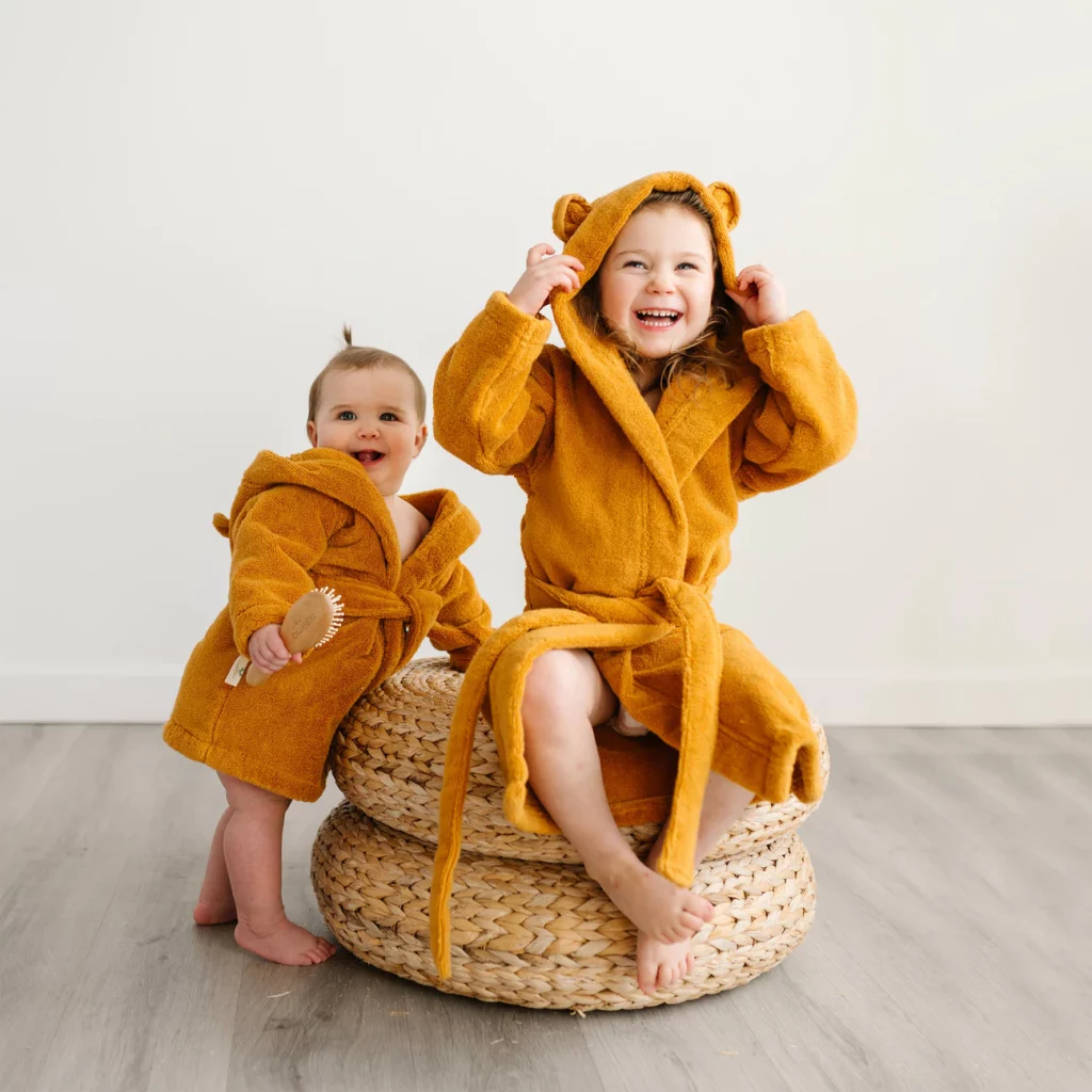 organic cotton hooded robe from natemia