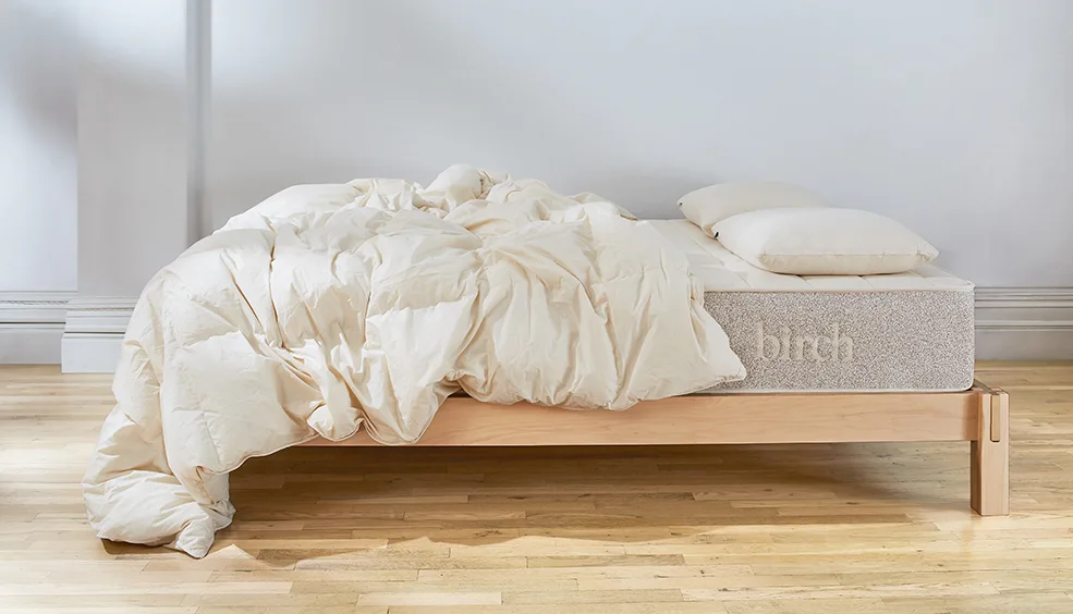 organic duvet insert from birch