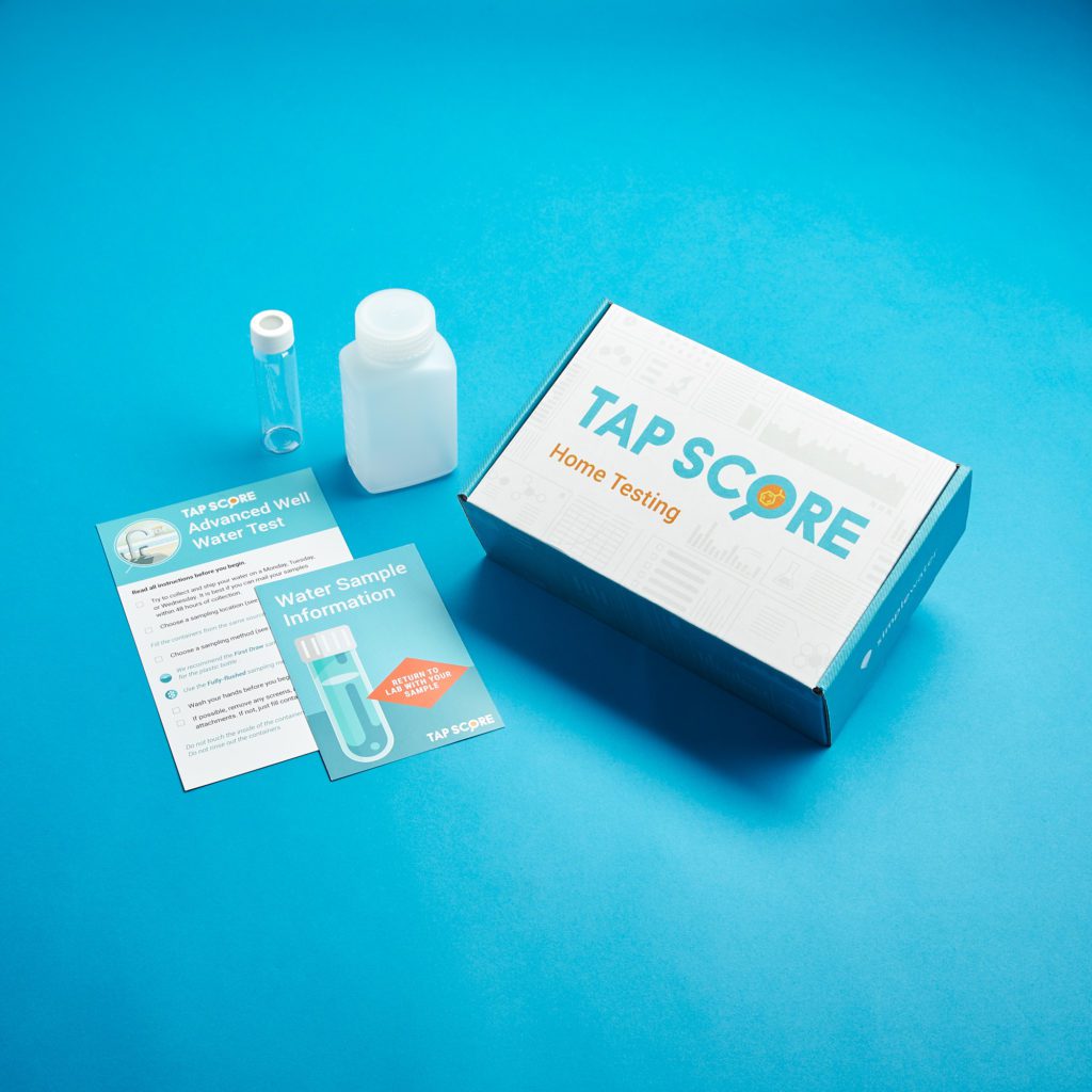 tap score at home pfas test kit for water