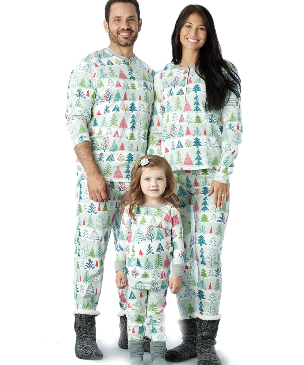 organic christmas pajamas from honest clothing