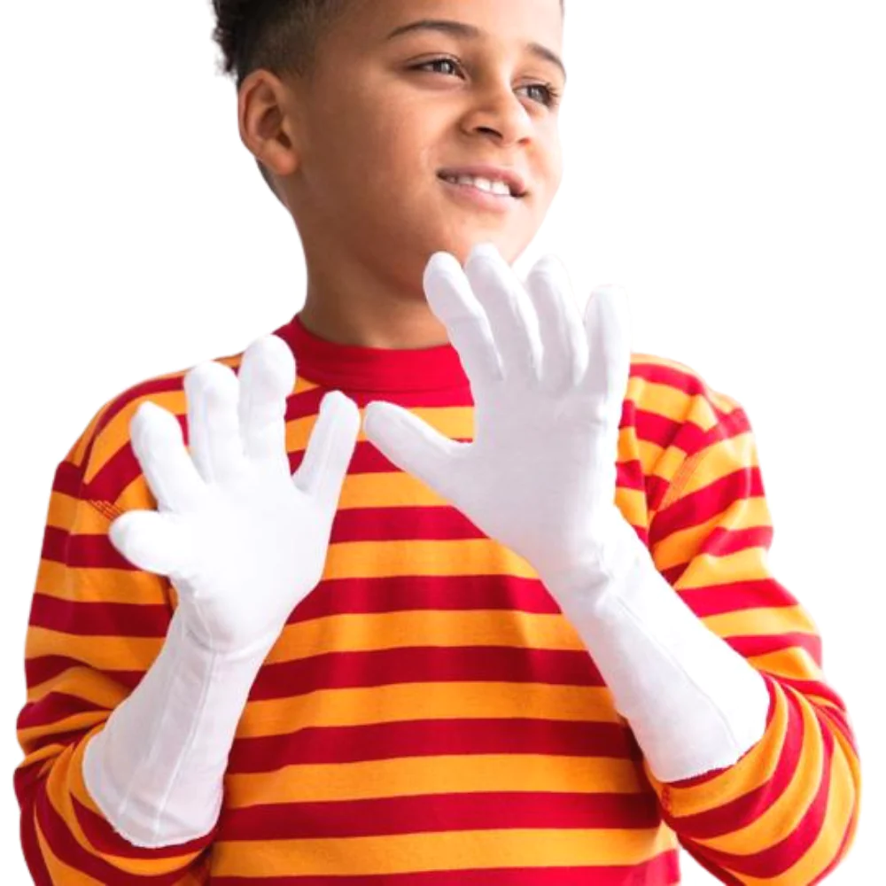 organic cotton gloves for eczema for kids from the eczema company