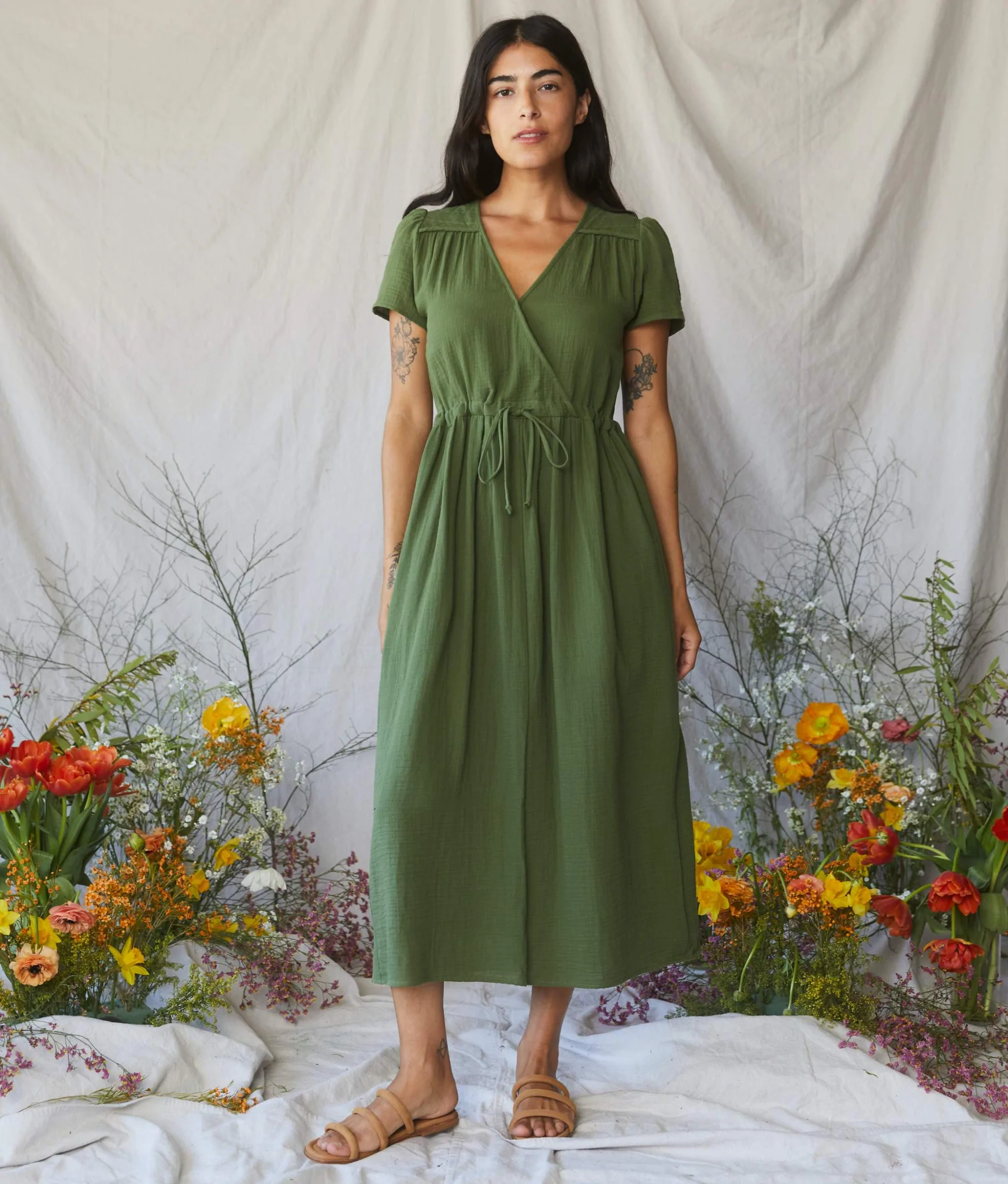 organic cotton maternity dress from christy dawn