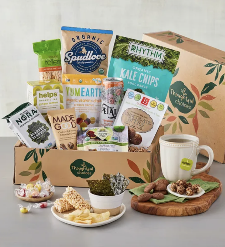 organic gift baskets from harry & david