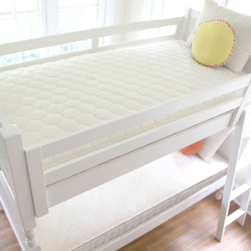 organic kids bunk bed mattress from naturepedic
