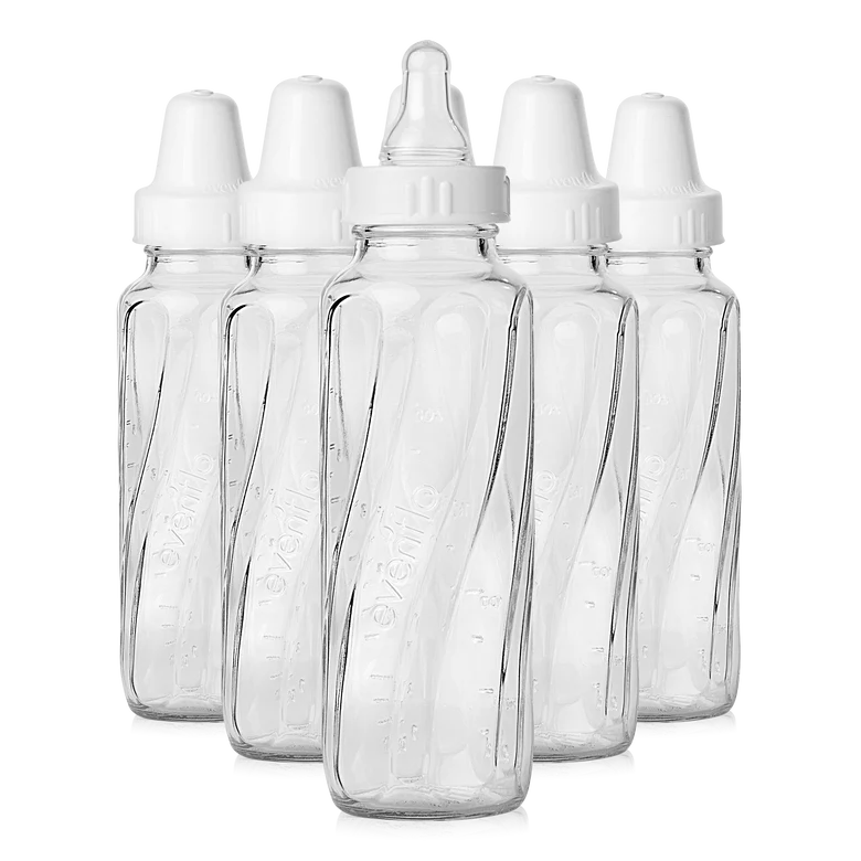 glass baby bottles from evenflo