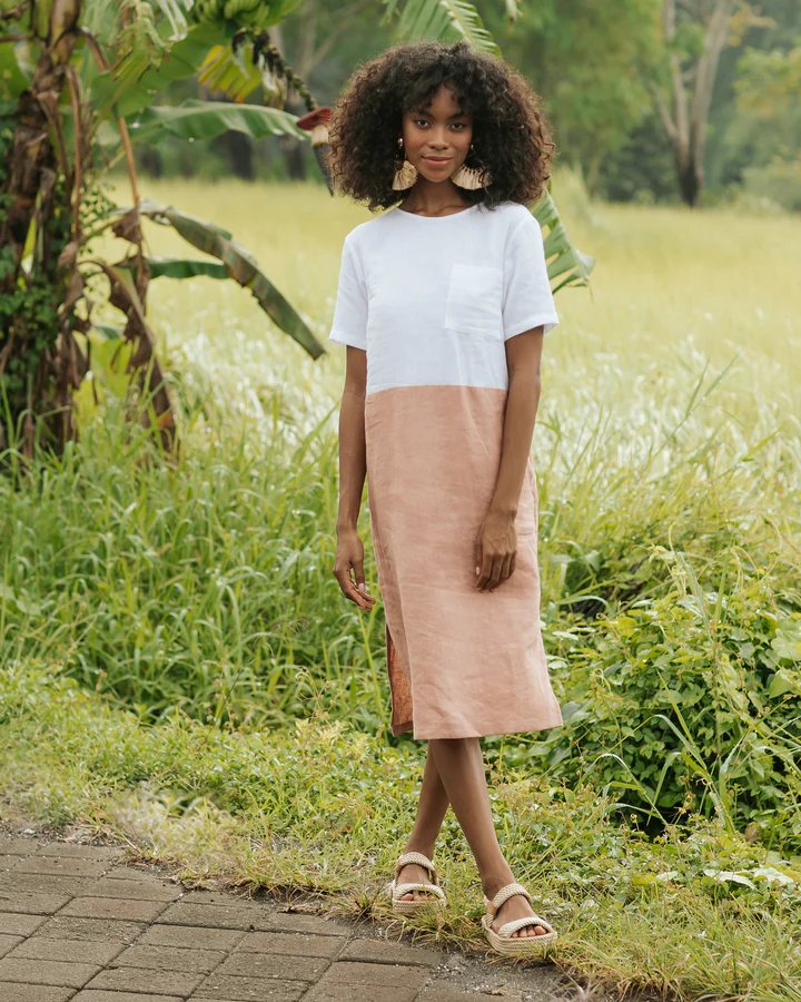 natural linen dresses from magic linen