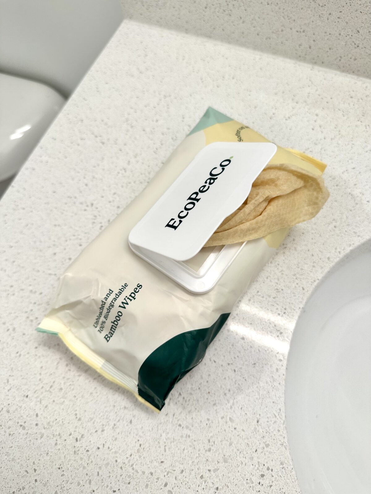 non-toxic plastic-free baby wipes from eco pea co on TheFiltery.com