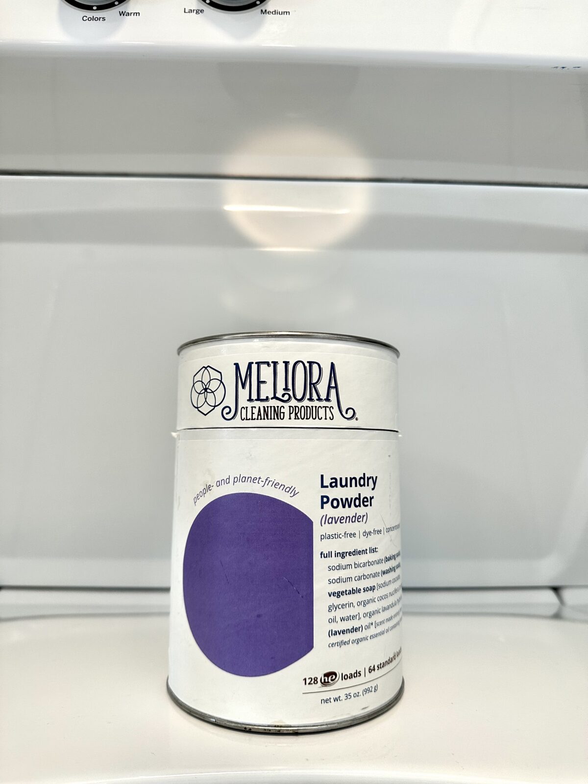 best low waste plastic free non-toxic laundry detergent from Meliora