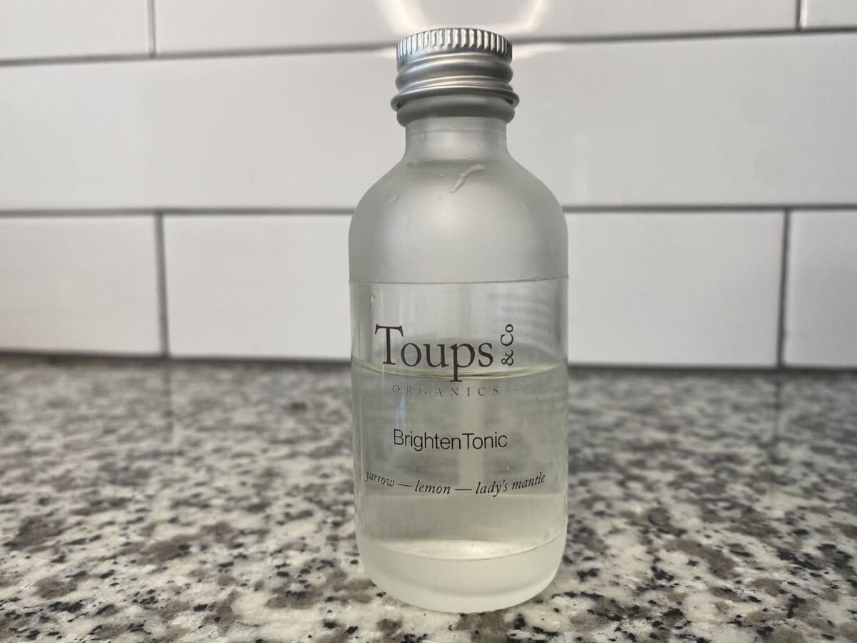 an image of Brighten Facial Tonic bottle of Toups and Co.